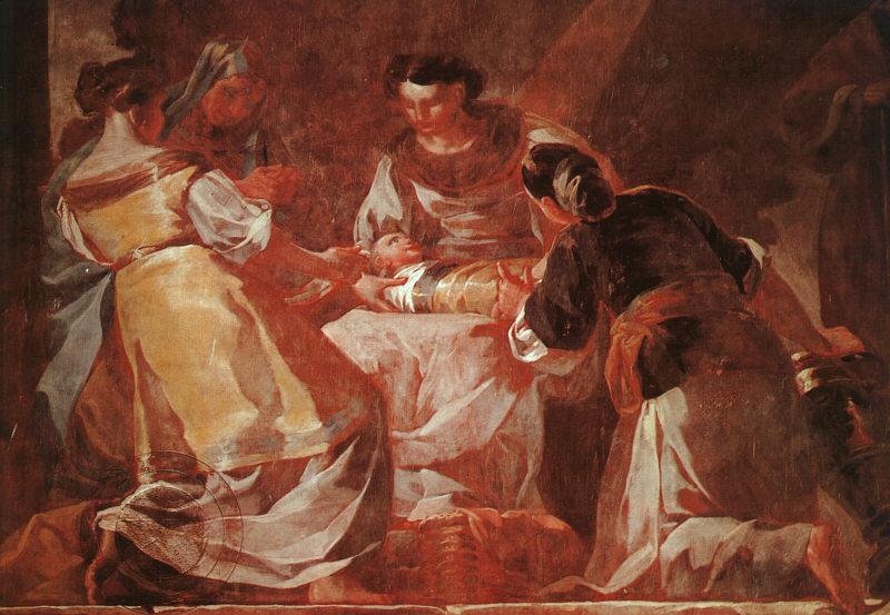 Francisco de Goya Birth of the Virgin oil painting image